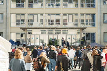 Studenten auf der Feierlichen Immatrikulation
