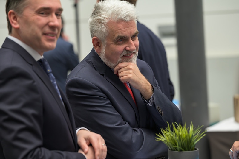 Staatssekretär Wünsch und Minister Willingmann