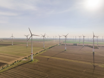 Windpark bei Borne